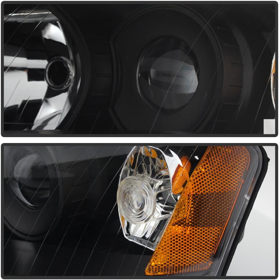 Black Projector Headlight Replacement Left+Right K558