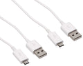 2 Pack 5 ft Micro USB Data Sync Charging Cables M30787