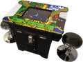 Cocktail Arcade Machine with Set of 2 Chrome Stools A404