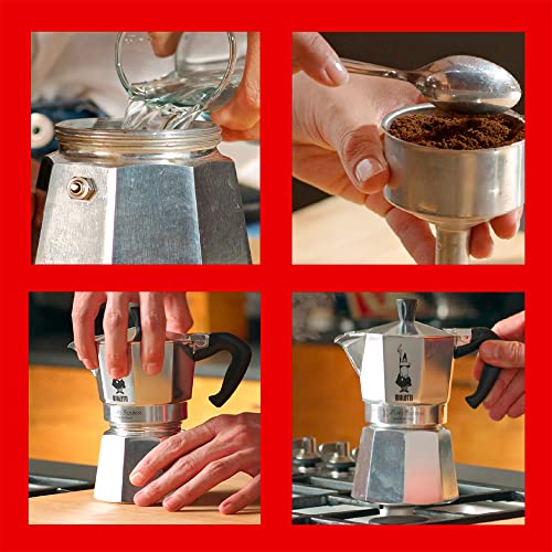 Silver 6 Cup Moka Express J460