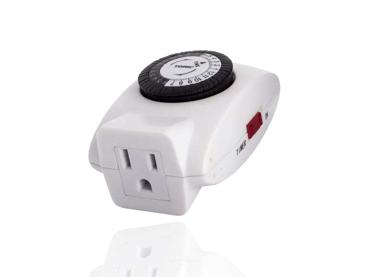 Heavy-Duty Indoor 15-Amp 24-Hour Mechanical Plug-In Air Conditioner And Appliance Timer U328549
