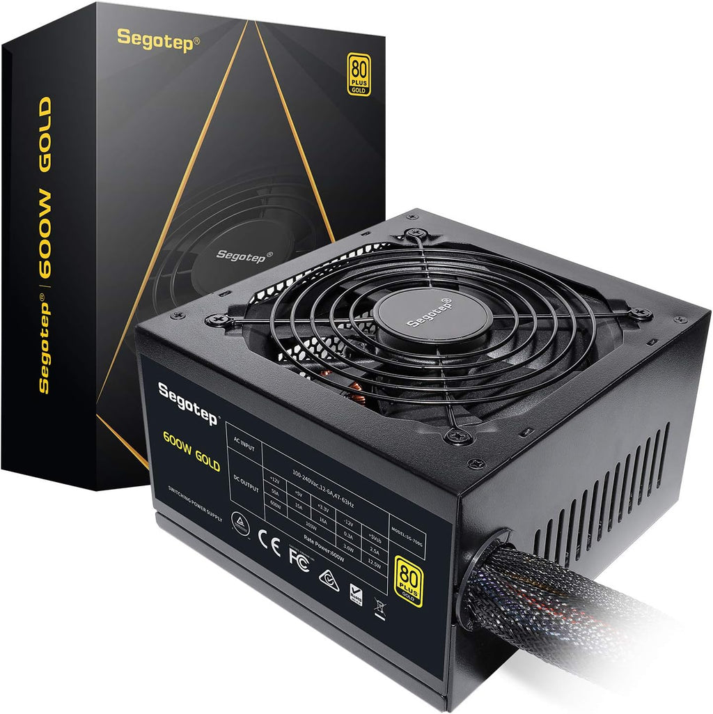 600W 80 Plus Gold Power Supply with 120mm Fan Pack of 2 F322862