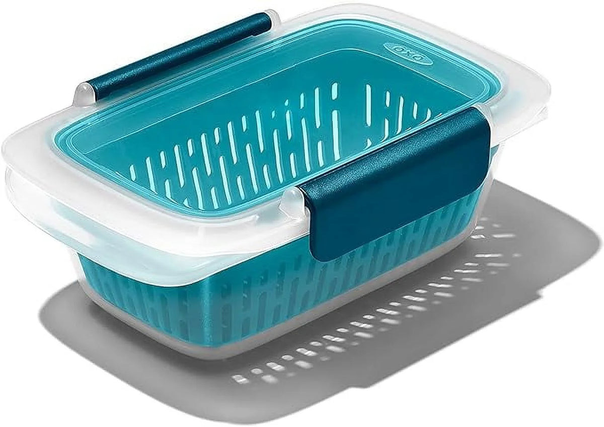 1.9 Cup Leakproof BPA Free Food Storage Container with Colander M18778