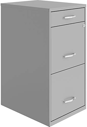 Black 3 Drawer Metal File Cabinet X10999