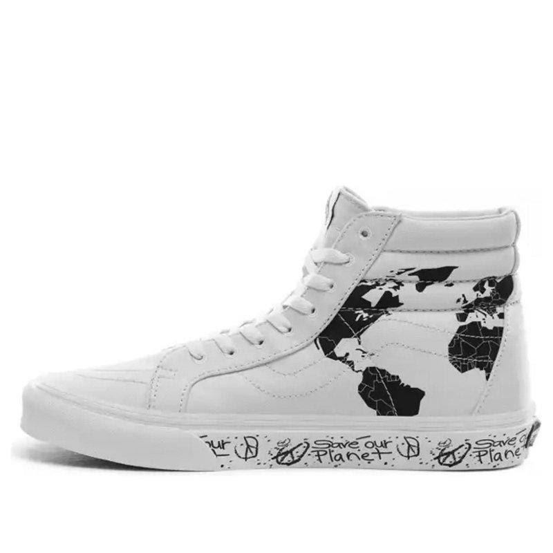 Classic White/Black Sk8-Hi Reissue Shoes N483