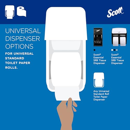 100% Recycled Fiber 2-Ply White Toilet Paper T24031