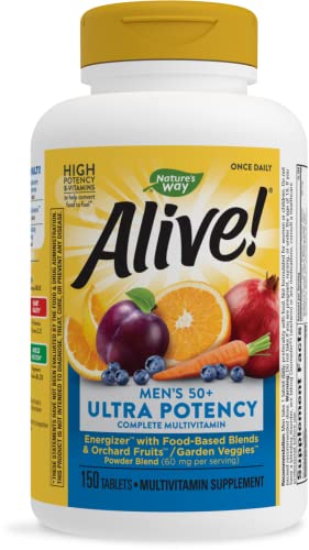 Men’s 50+ Multivitamin Gluten-Free 150 Tablets E627293