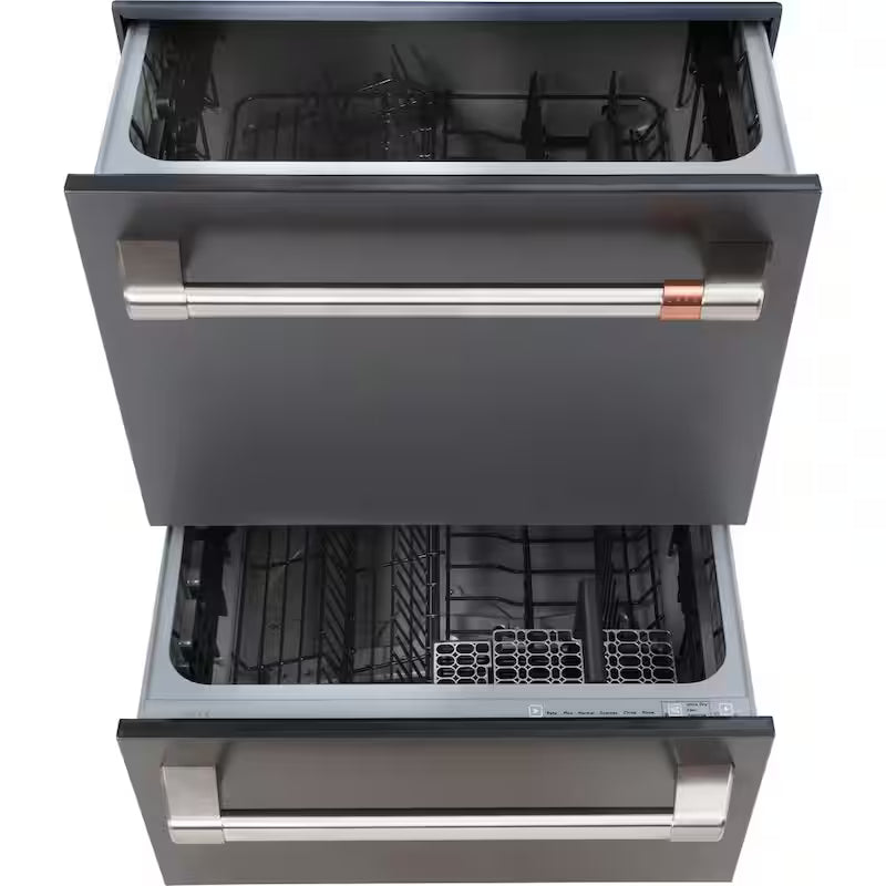 Matte Black Double Drawer Dishwasher P66230