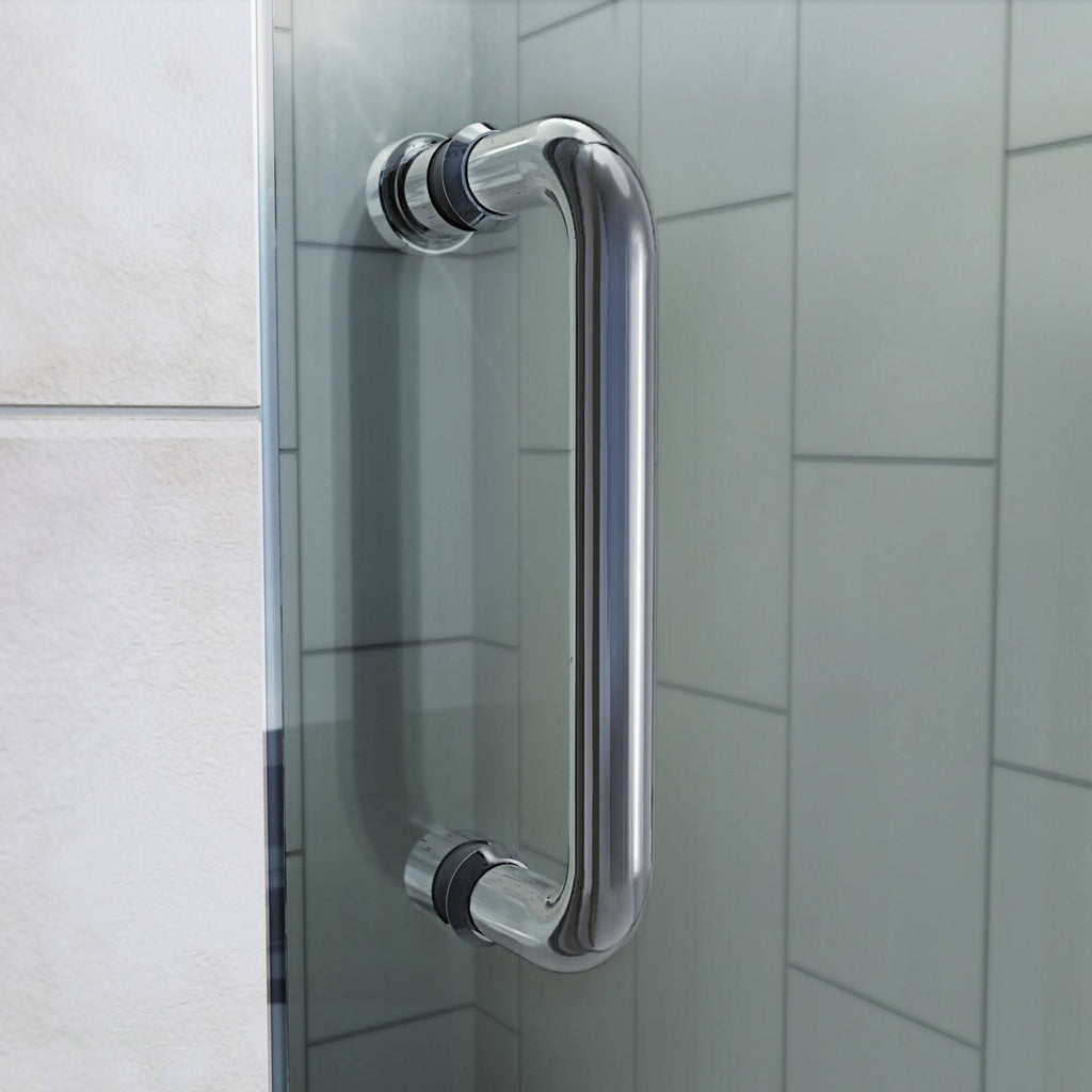 Semi-Frameless Pivot Shower Door in Brushed Nickel R813831