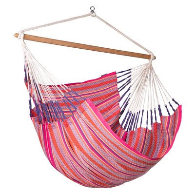 Cotton Chair Hammock, Flamingo J941