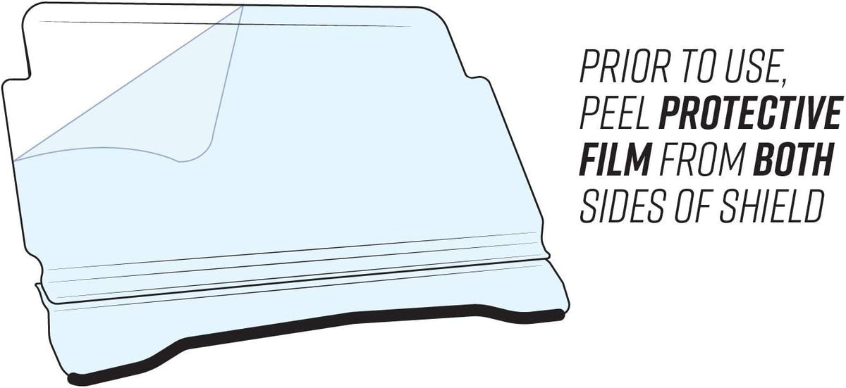 Full Windshield for Can-Am Commander 800 / 1000, 1/4 Thick Polycarbonate K604