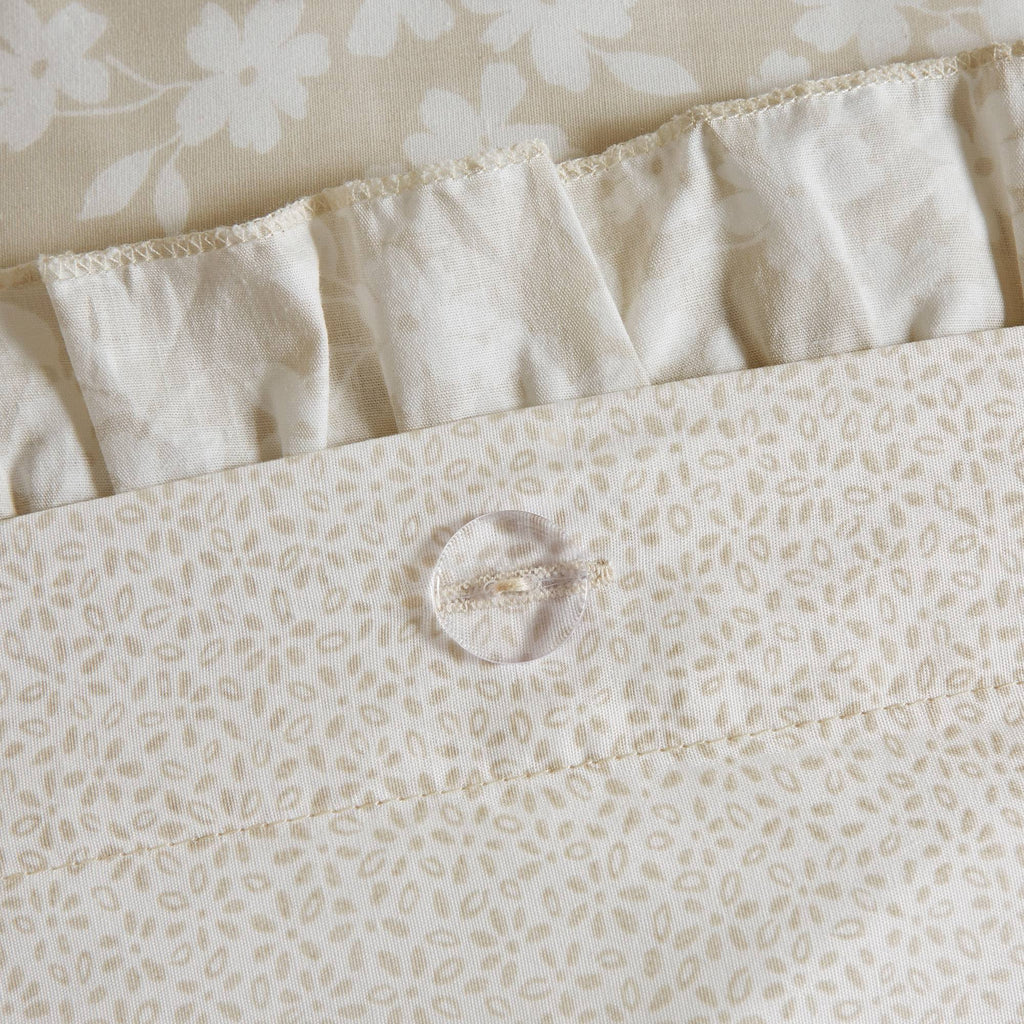 9 Piece Cotton Percale Queen Duvet Cover Set I6829