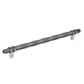 Black Chrome/Satin Nickel Cabinet Pull I963