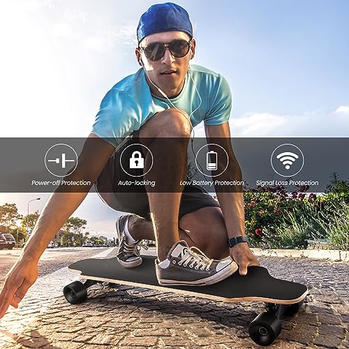 Electric Skateboard with Remote, 350W Brushless Motor E2761