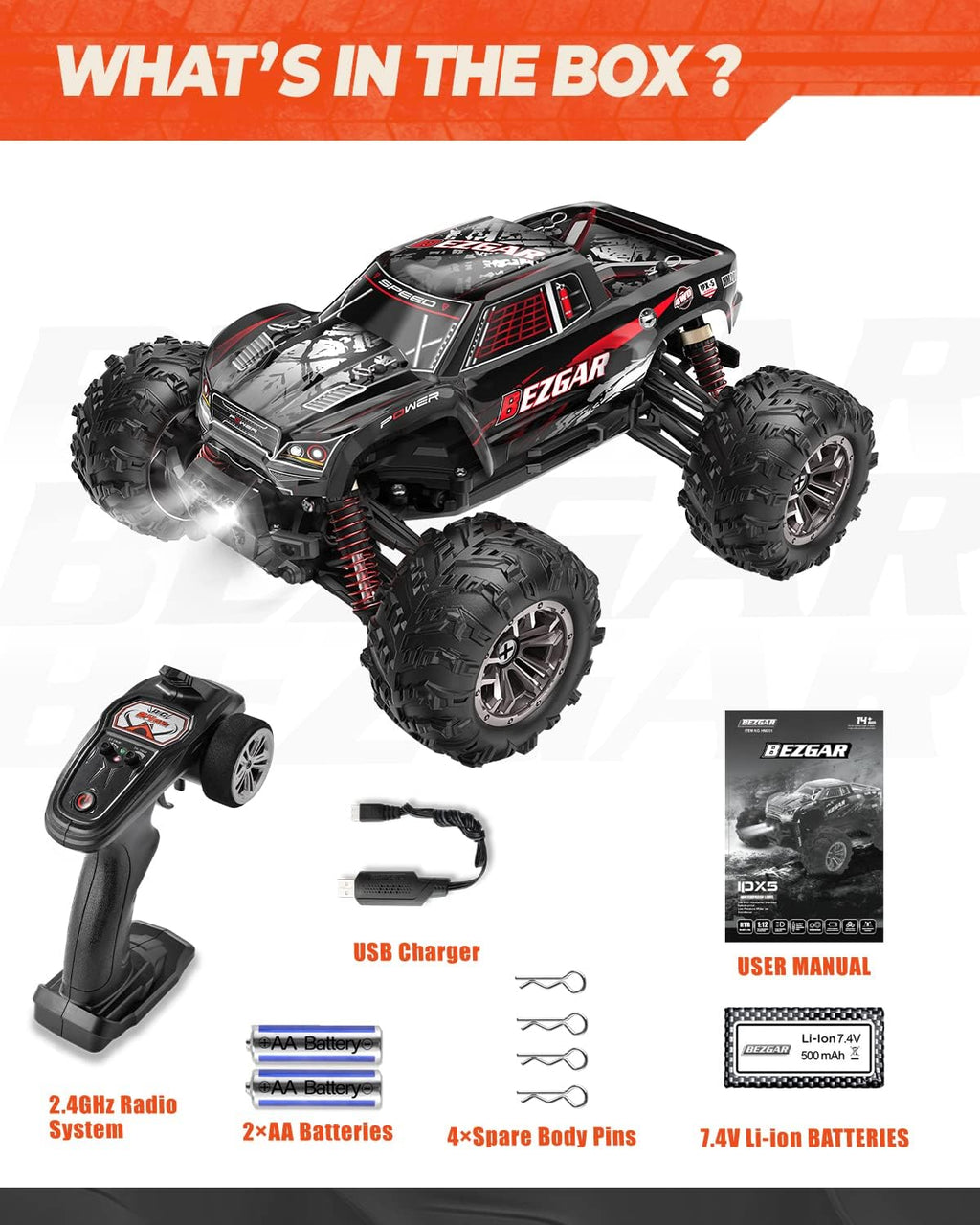 Remote Control Off Road RC Monster Truck C787
