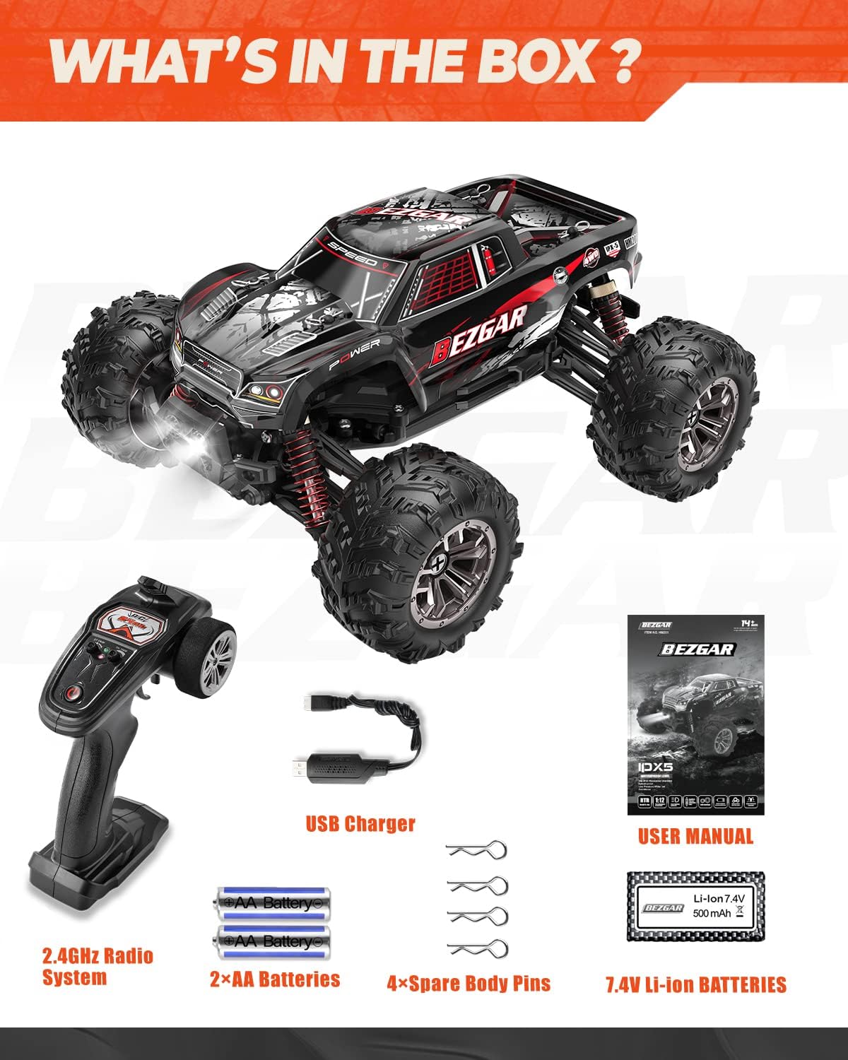 Remote Control Off Road RC Monster Truck C787