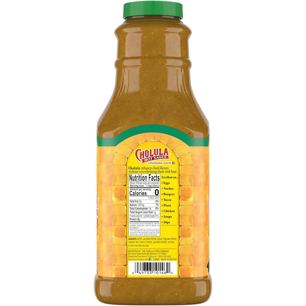 Green Pepper Hot Sauce, 64 fl oz V714895