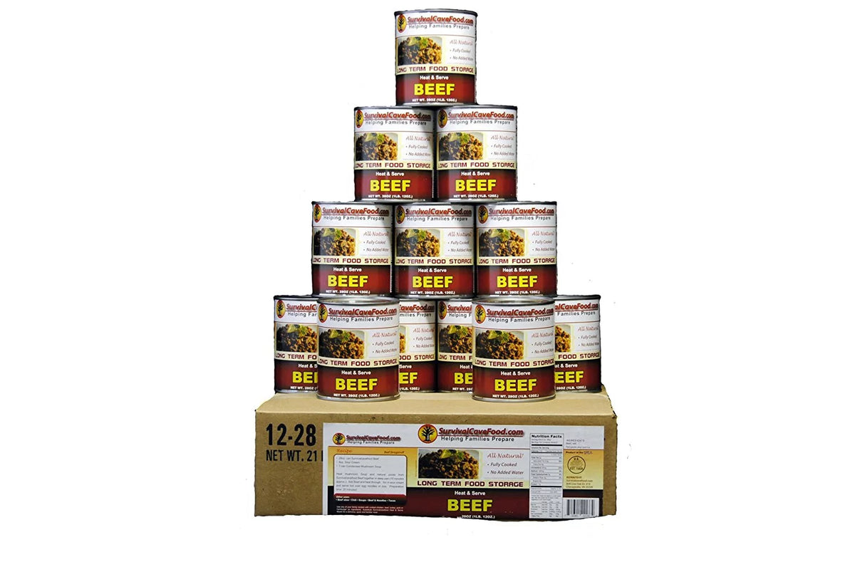 Canned Beef 28 oz 12 cans F42196