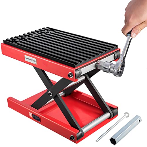 1200 LBS Steel Motorcycle Lift Scissor Jack with Wide Deck F774