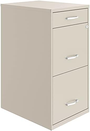 Black 3 Drawer Metal File Cabinet X10999