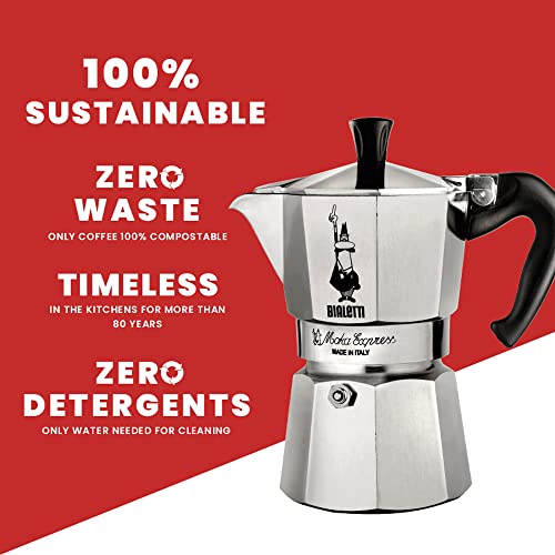 Silver 6 Cup Moka Express J460