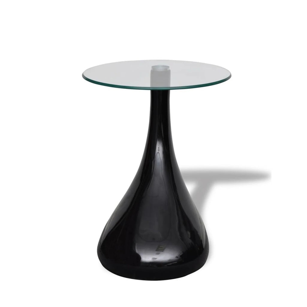 Set of 2 Round Glass Top Coffee Table P32917