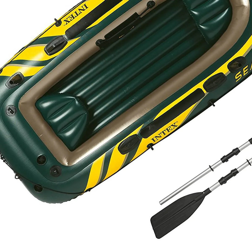 3 Person Inflatable Boat Set with Oars & Pump (2 Pack) E8614