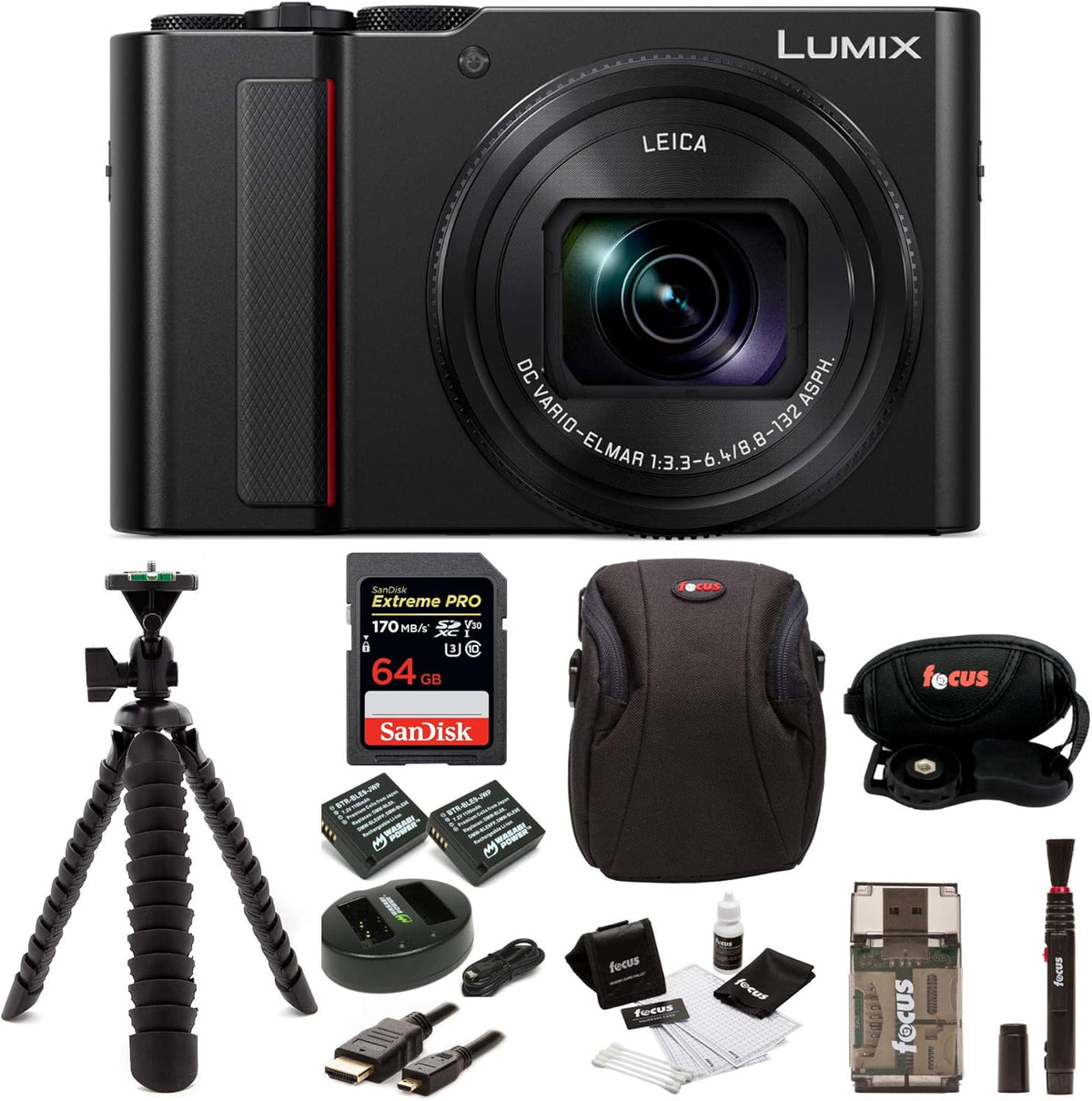 4K Camera 15X Lens Black J572773