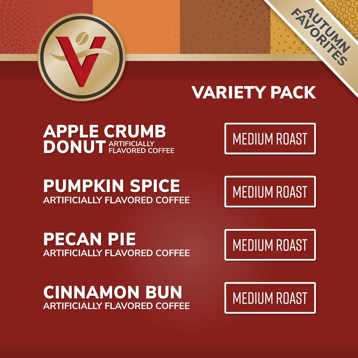 Autumn Favorites Variety Pack Coffee Pods, 96 Count R62402