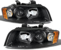 Black Projector Headlight Replacement Left+Right K558