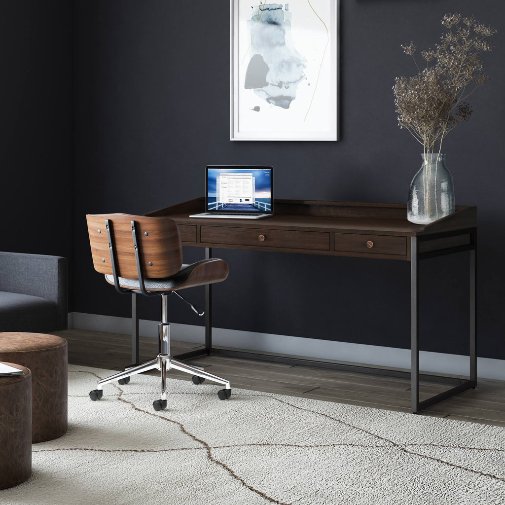 Solid Acacia Wood 60 inch Writing Desk K59524