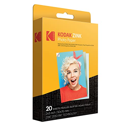 Full-Color Instant Print Camera Starter Bundle with Carrying Case and 20pk Photo Paper Y8176