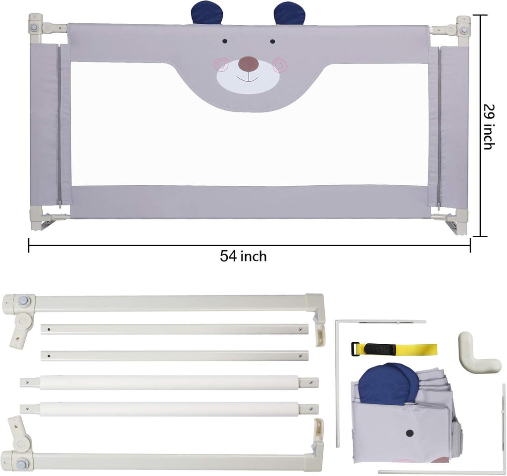 Collapsible Toddler Bed Rail for Queen Size Bed T288456