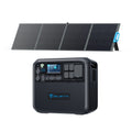 Portable Power Station with 200W Solar Panel, 2048Wh Solar Generator X187