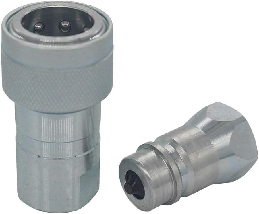 1/2'' Ag ISO5675 Carbon Steel Hydraulic Quick Connect Tractor Coupling with Dust Cap L337637