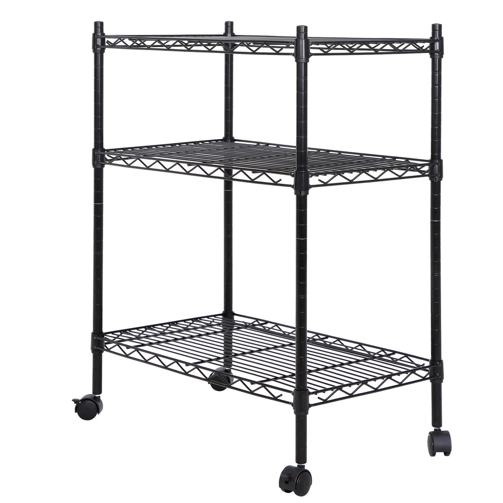 Rolling Kitchen Cart Black I555