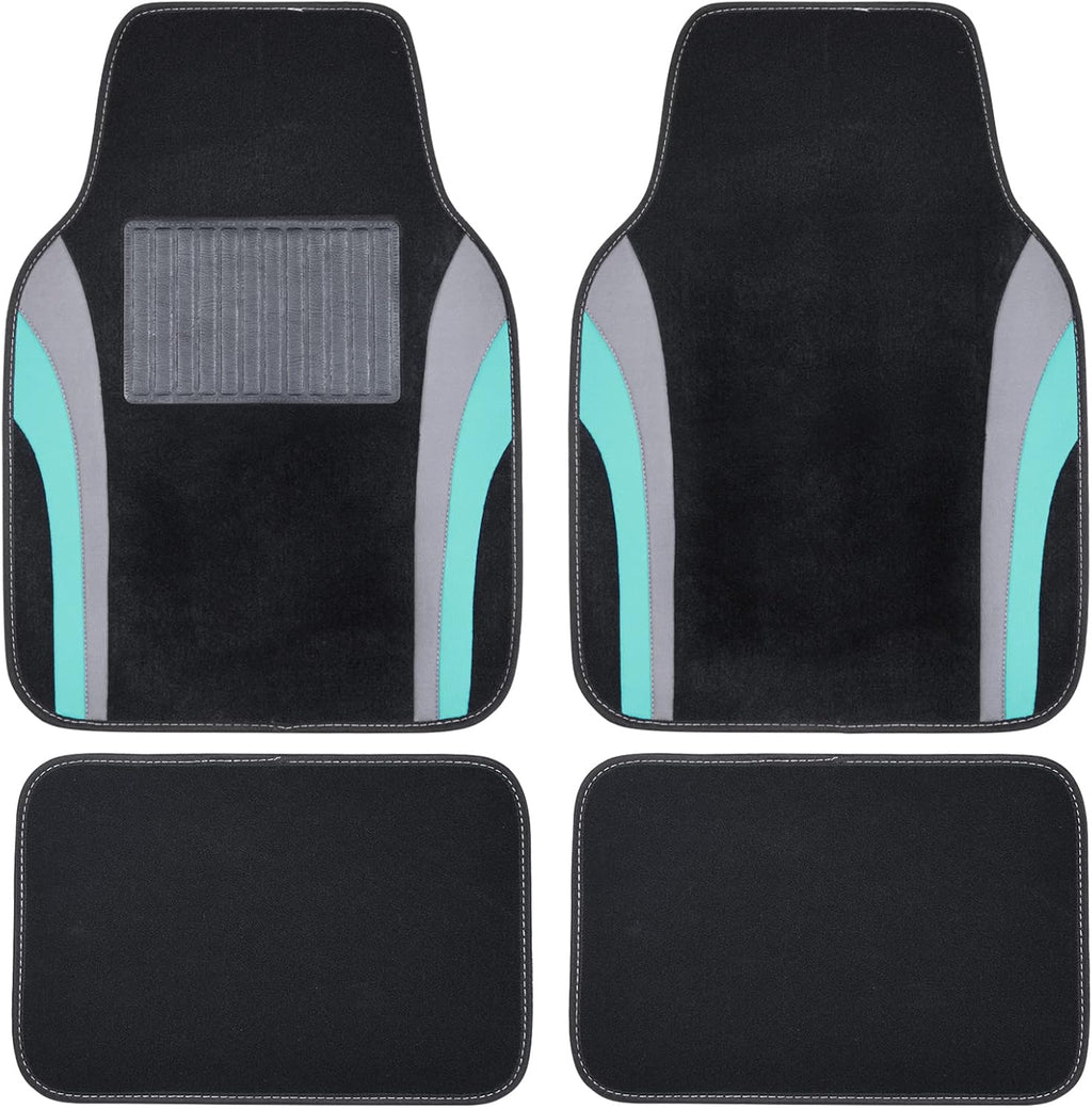 Colorful Universal Fit Car Floor Mats Set of 4 W475821
