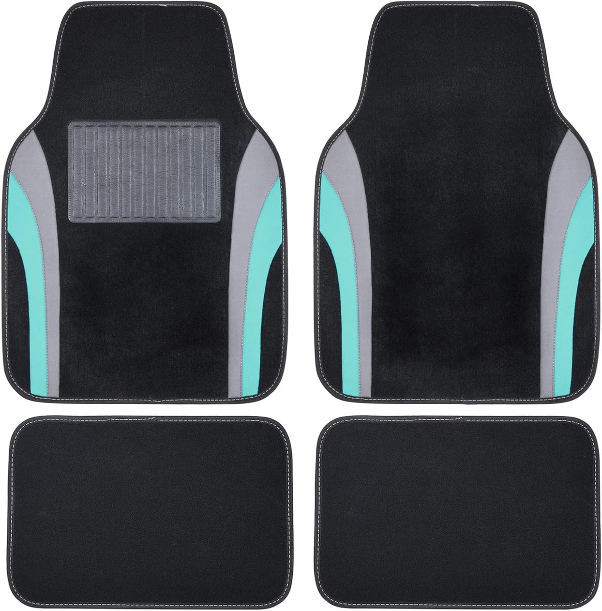 Colorful Universal Fit Car Floor Mats Set of 4 W475821