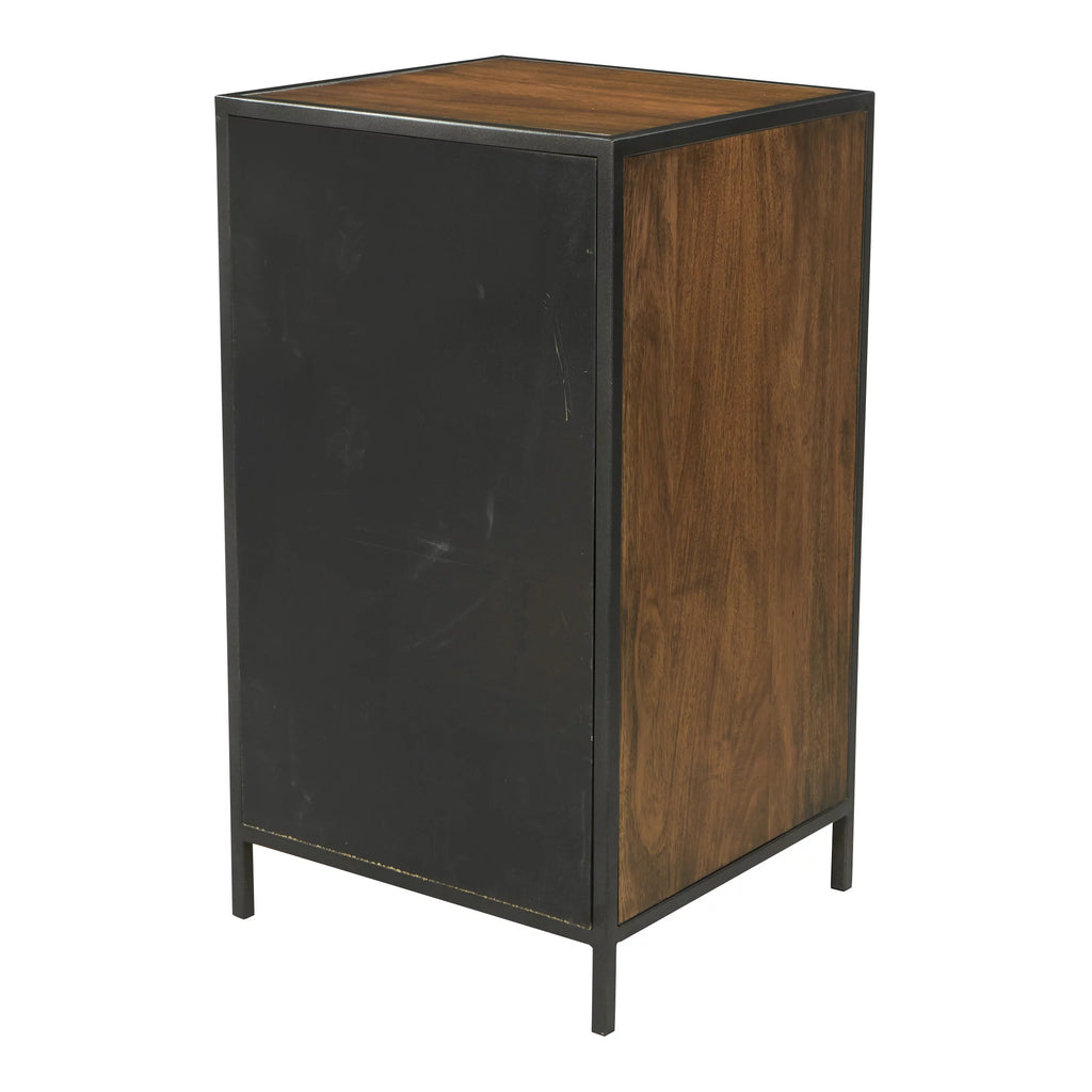 Walnut Storage Cabinet with 3 Drawers F488120