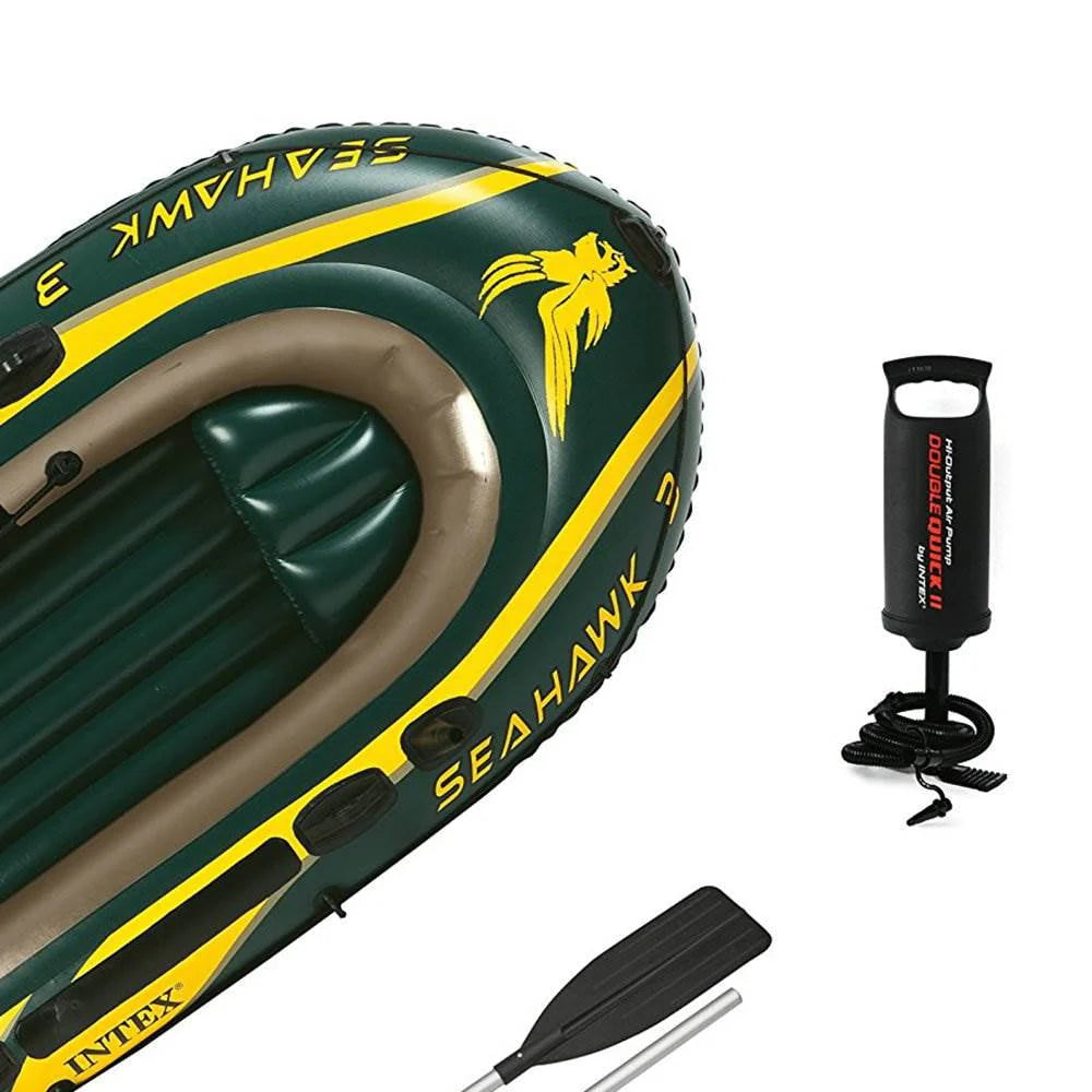 3 Person Inflatable Boat Set with Oars & Pump (2 Pack) E8614