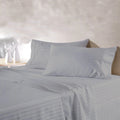 100% Egyptian Cotton 400 TC 4PC Sheet Set Silver California King Size D12737