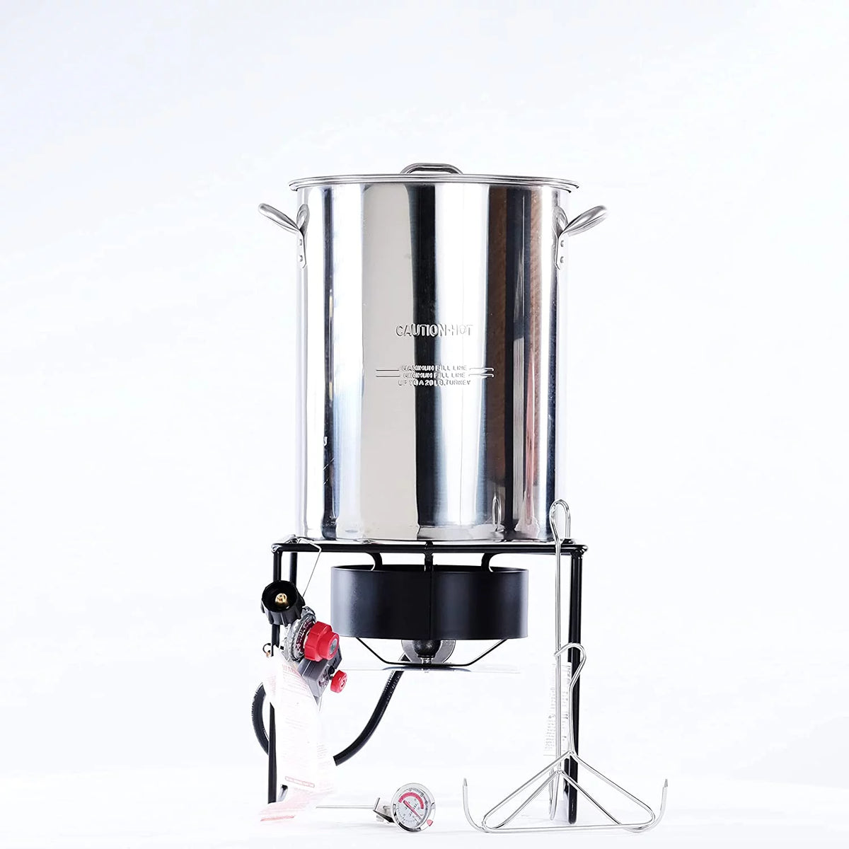 12 in. Stainless Steel Turkey Fryer Pot D647529