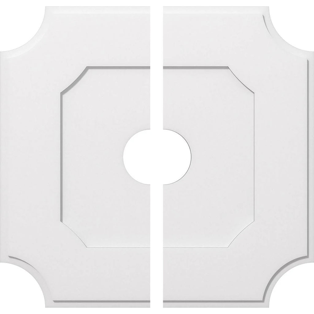 Contemporary PVC Ceiling Medallion Two Piece X126400