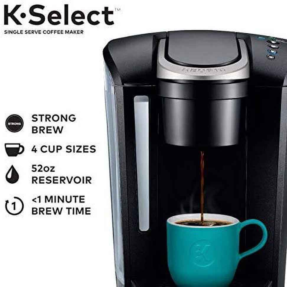 Single Serve K-Cup Pod Coffee Maker, Matte Black K800584