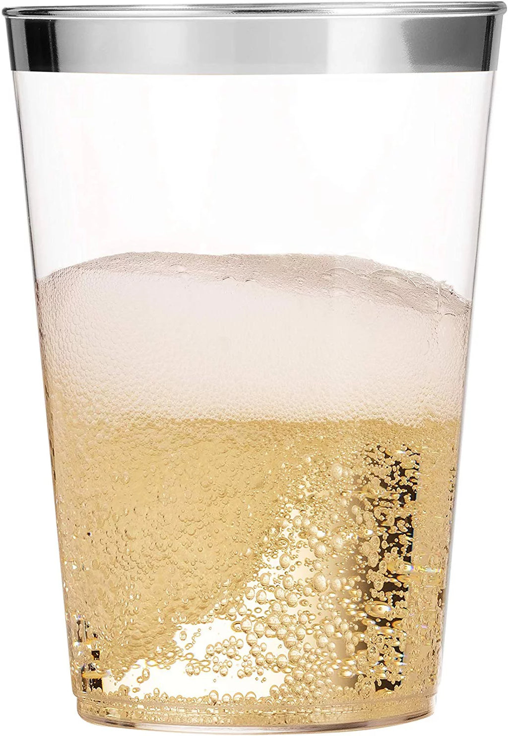 100 Silver Plastic Cups 14 Oz U40524