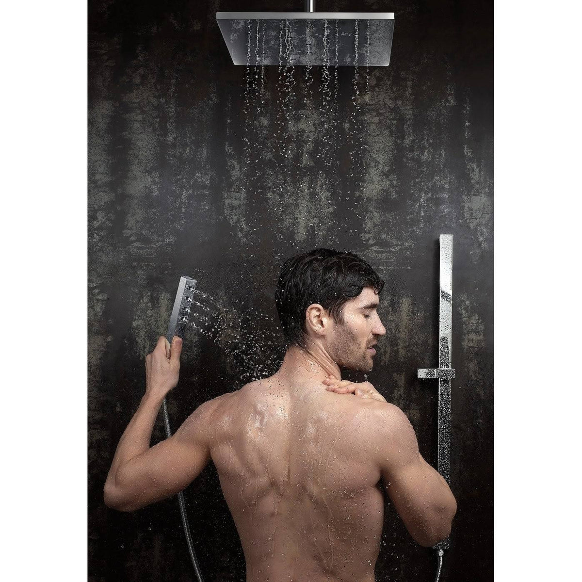 Chrome Slide Bar Hand Shower D1094