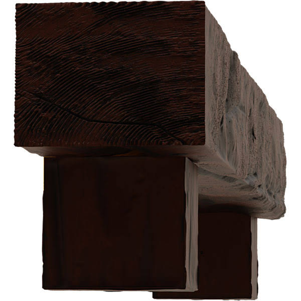 Faux Wood Fireplace Mantel Kit with Corbels X2934