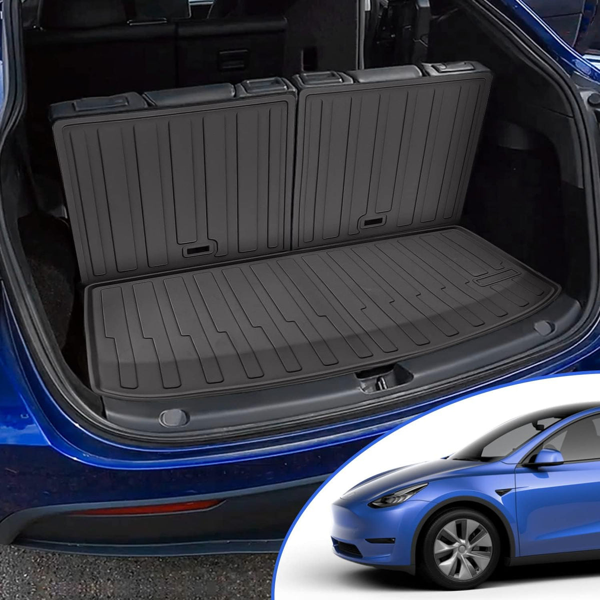 Tesla Model Y 5-Seater Trunk Mats Floor Mats Cargo Liner G466