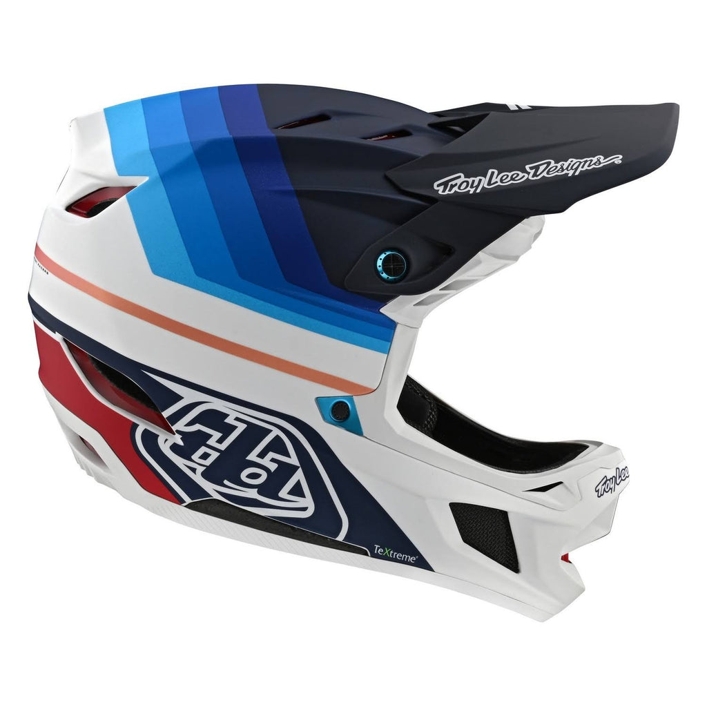 Navy White Large Carbon Helmet J6990