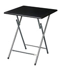 Extra Large Metal Folding TV Tray Table Black V315
